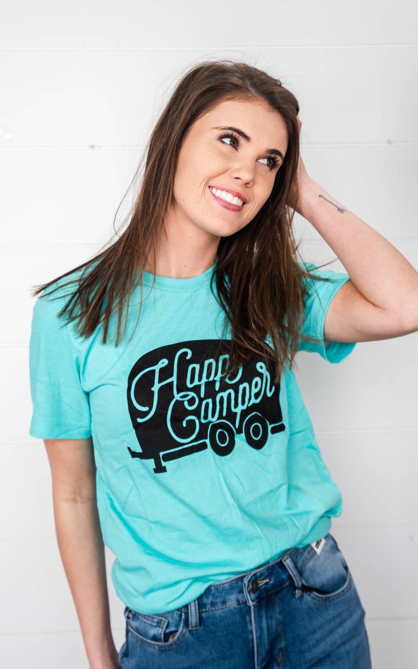 unisex happy camper tee