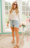 star denim shorts