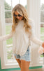 rounded hem cashmere sweater