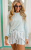 baby blue sweater