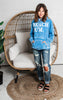 vintage blue beach bum hoodie