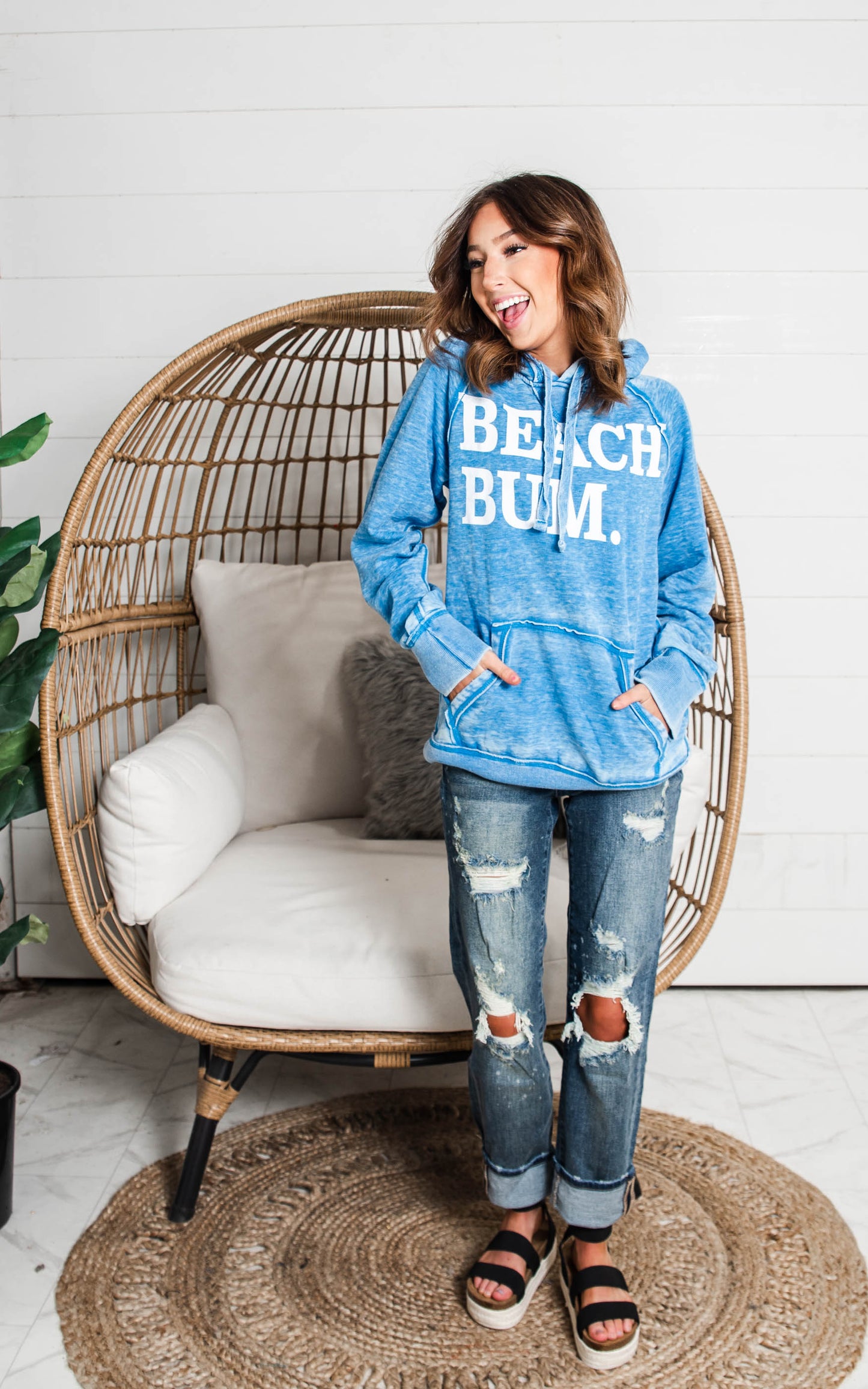 vintage royal hoodie