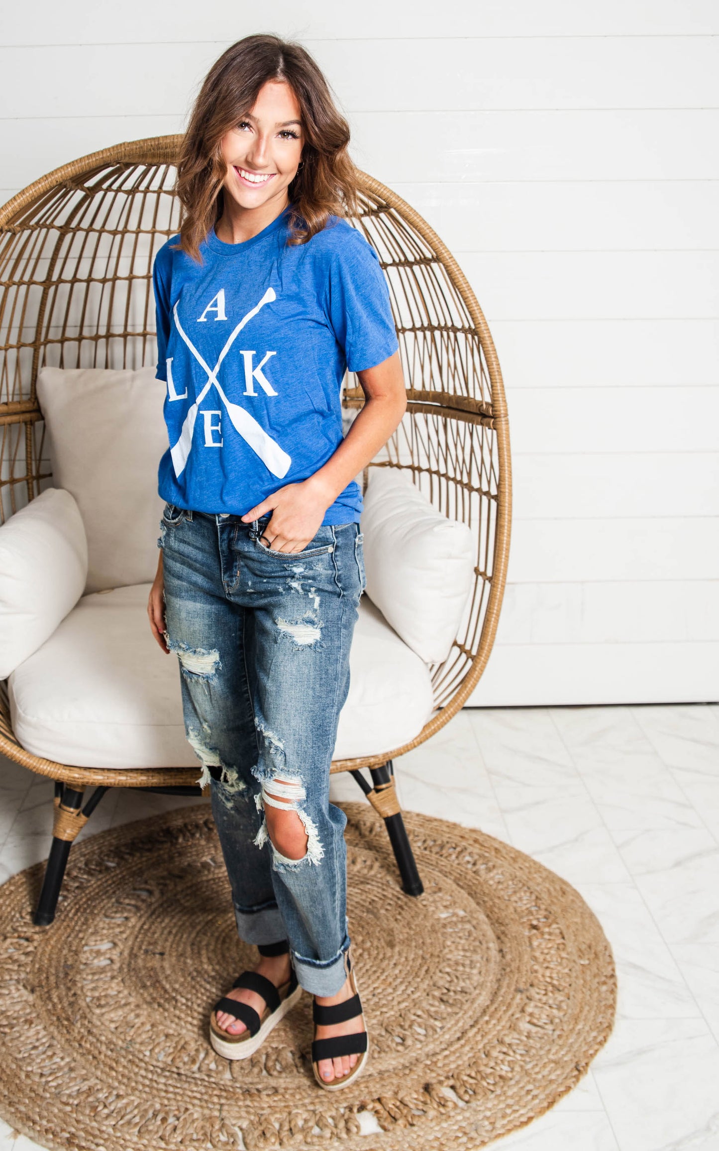 lake paddle tee
