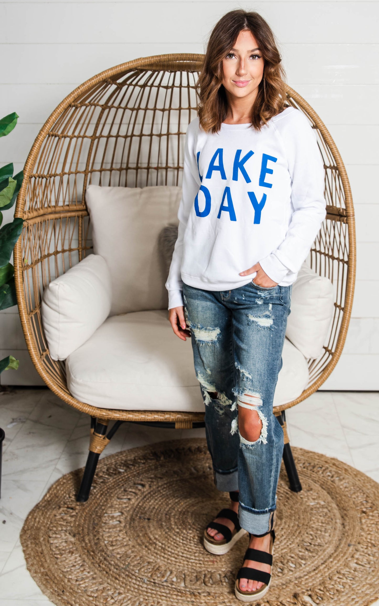 lake day sweater