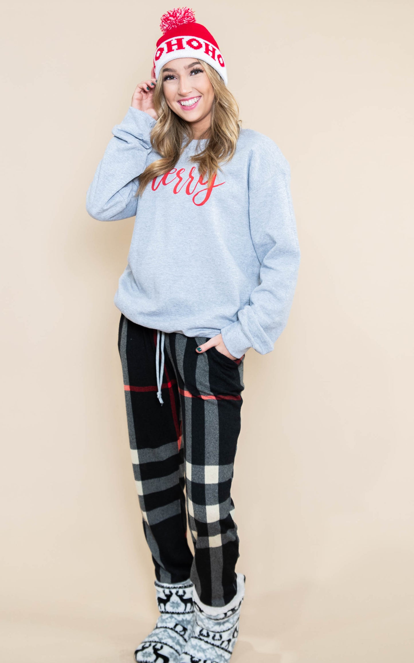 30 Days 30 Deals: Merry Crewneck Sweatshirt, CLOTHING, ADDICTED INK, BAD HABIT BOUTIQUE