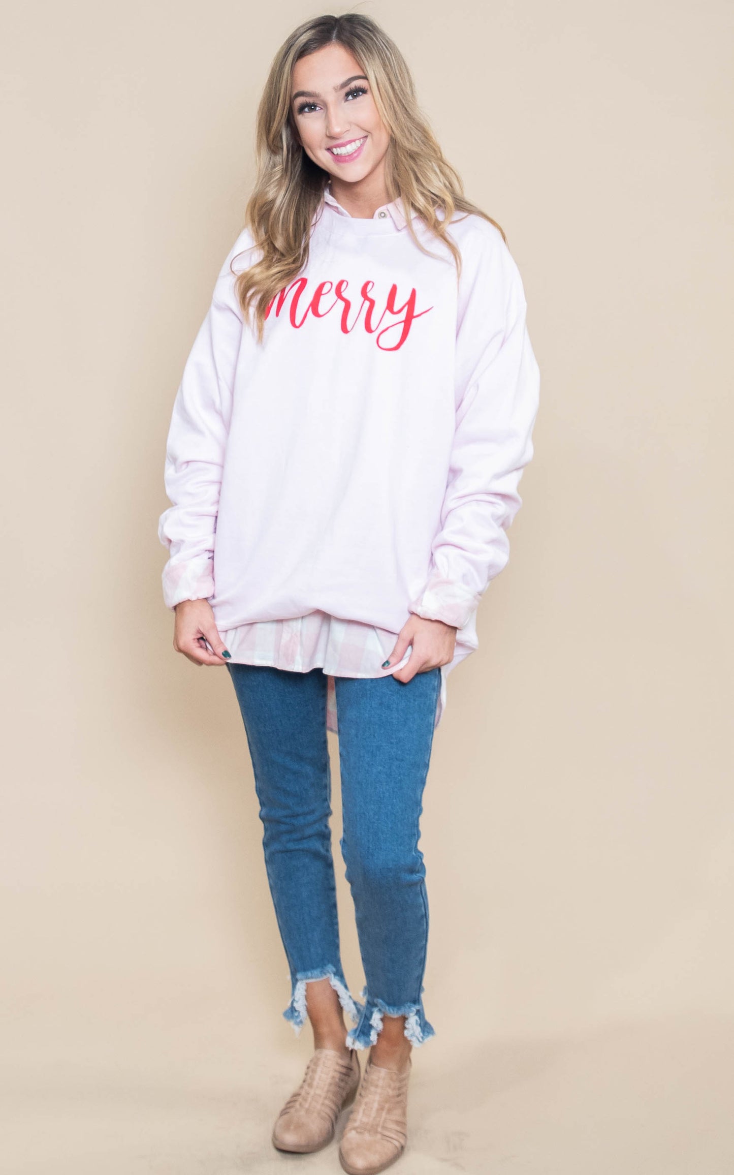 30 Days 30 Deals: Merry Crewneck Sweatshirt, CLOTHING, ADDICTED INK, BAD HABIT BOUTIQUE