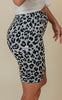leopard biker shorts