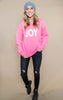 30 DAYS 30 DEALS:  JOY Sweatshirt -Hot Pink, CLOTHING, BAD HABIT APPAREL, BAD HABIT BOUTIQUE
