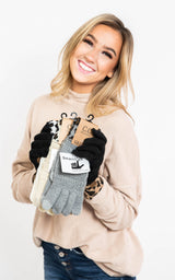 Pink Friday- C.C. Leopard Gloves, CLOTHING, Suzie Q USA, BAD HABIT BOUTIQUE 