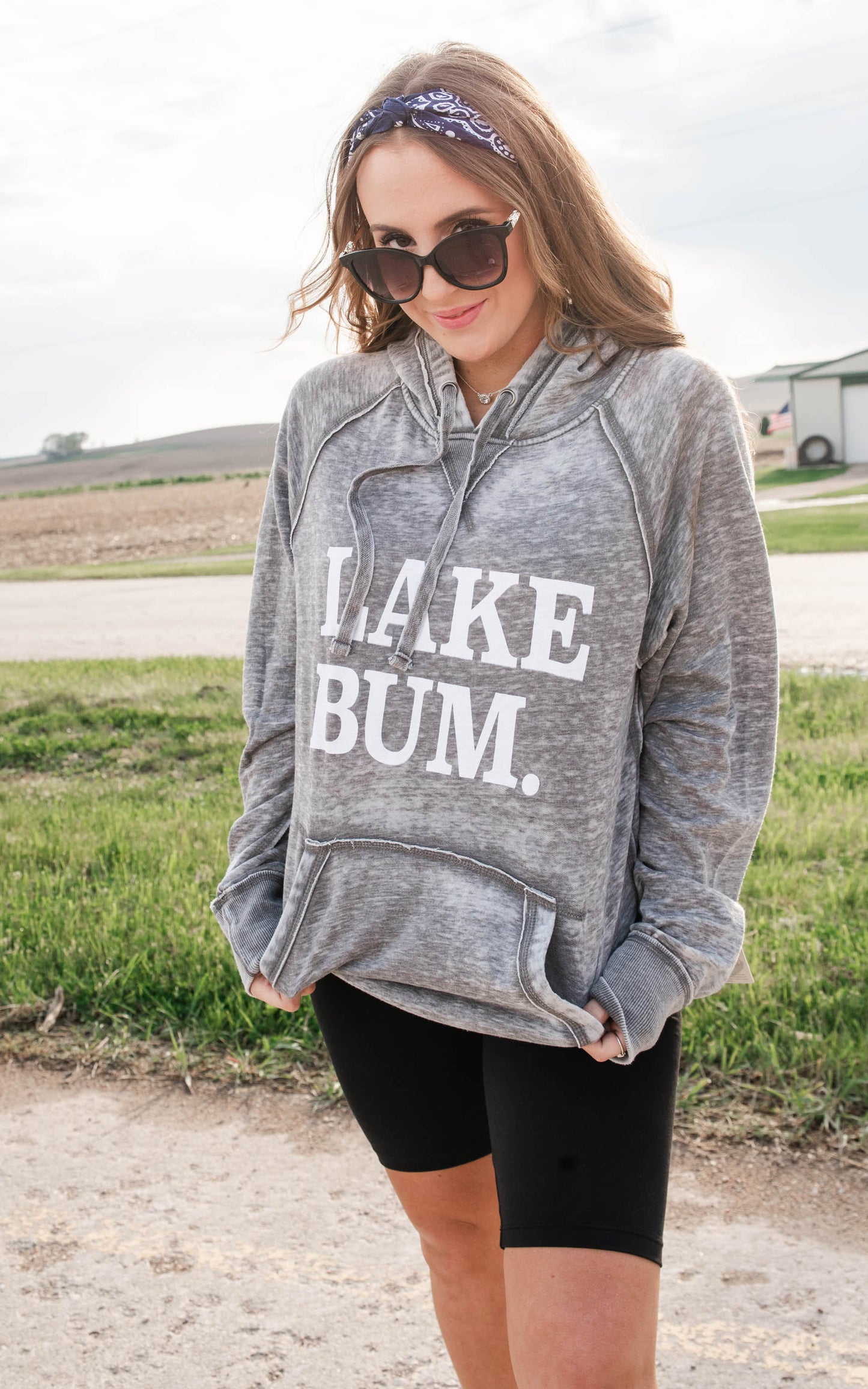 the orginal classic lake bum hoodie