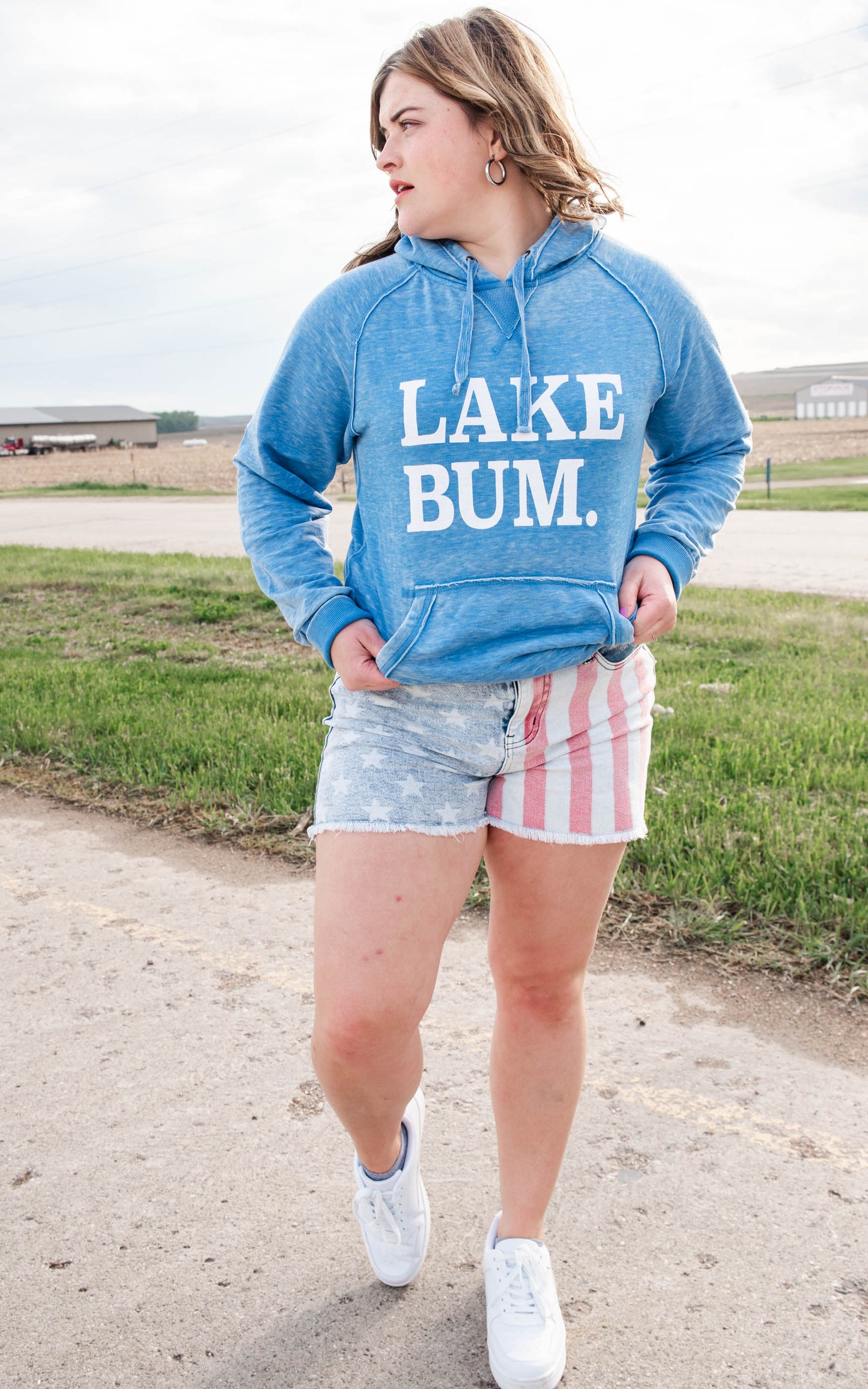 lake bum hoodie