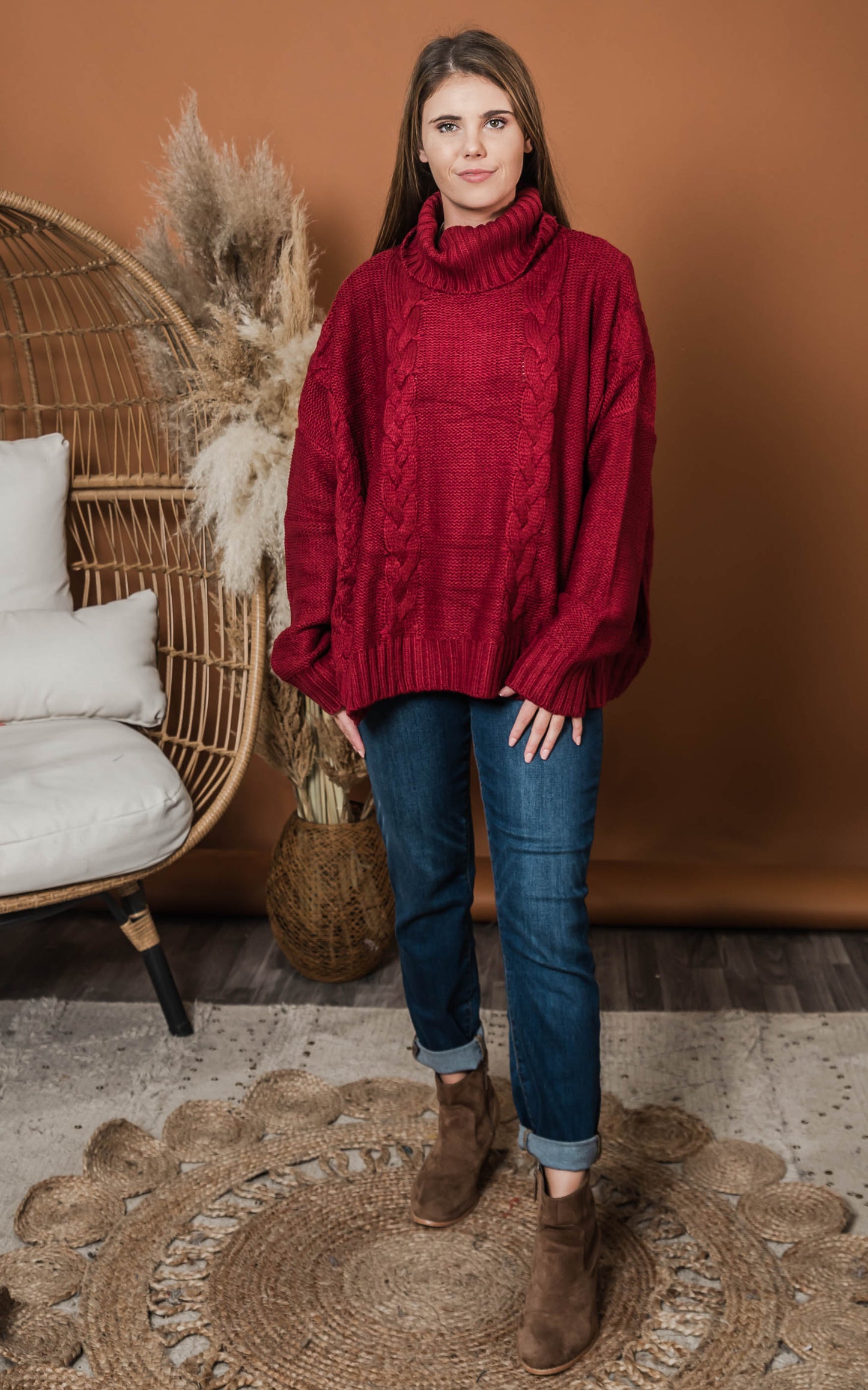 cable sweater