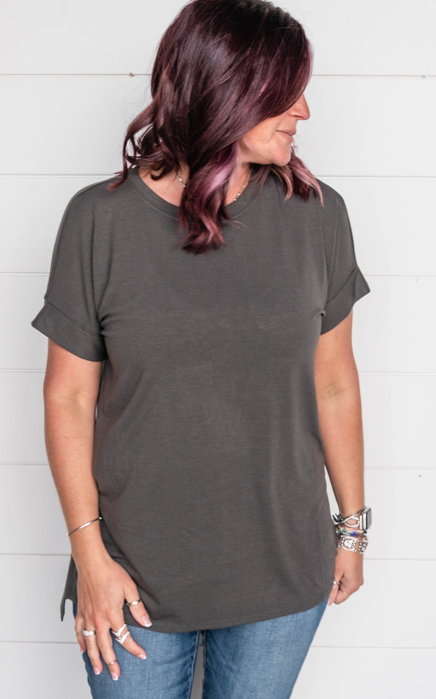 GREY TOP