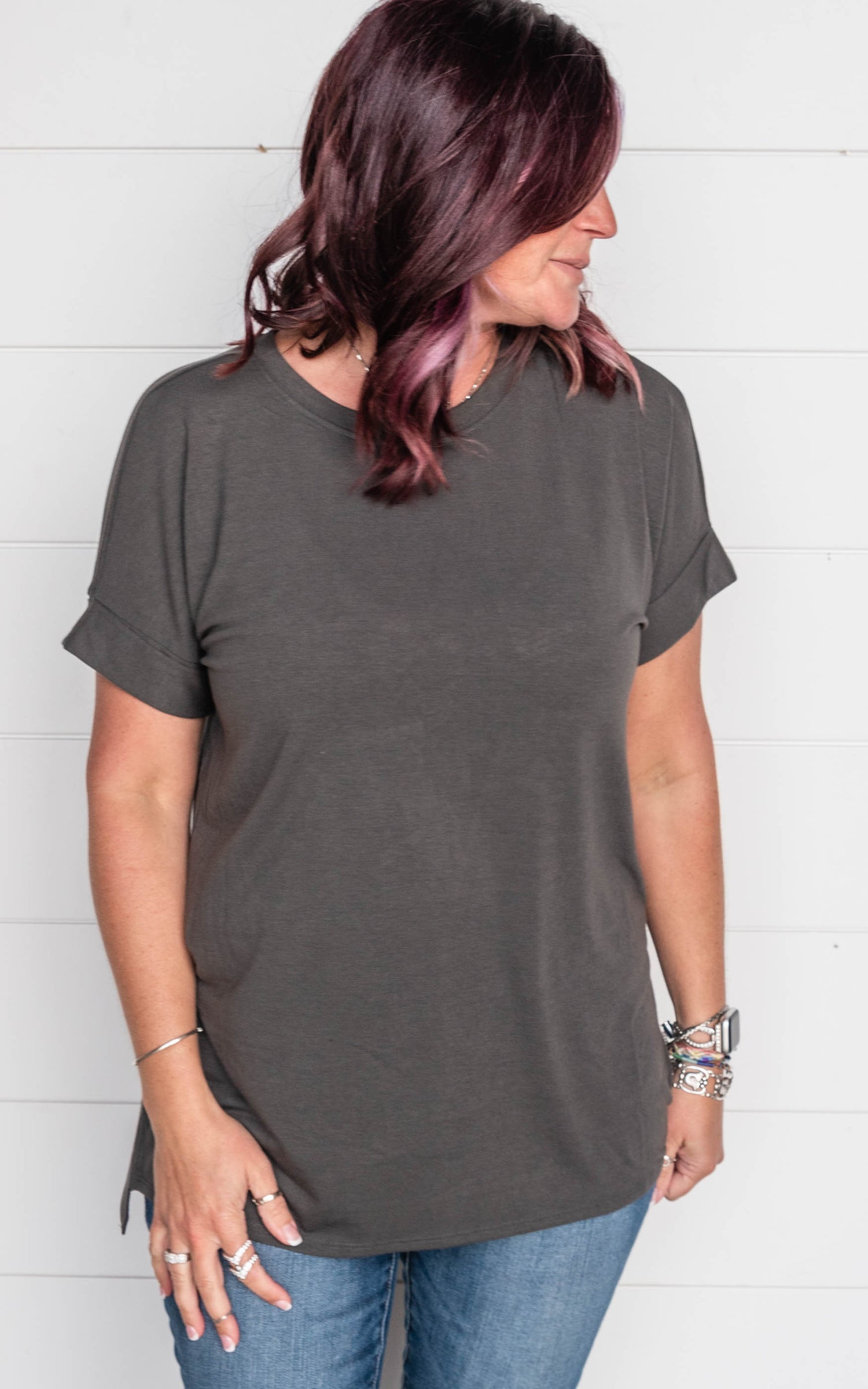 GREY TOP