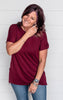 BURGUNDY TOP