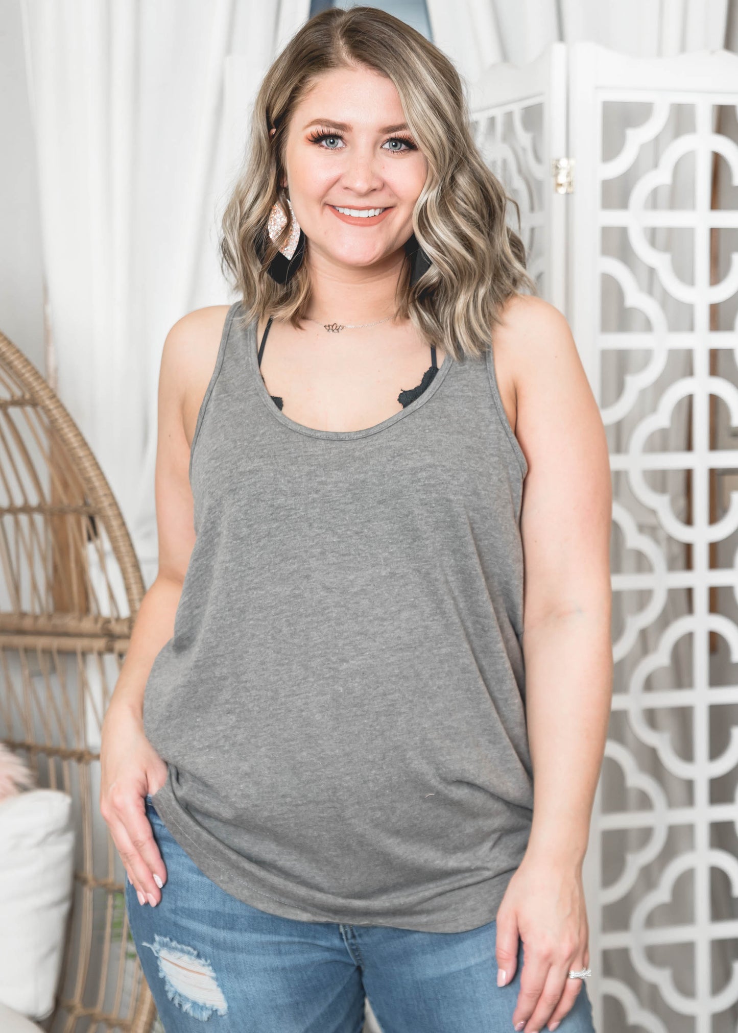 Backstage Vintage Tank - BAD HABIT BOUTIQUE