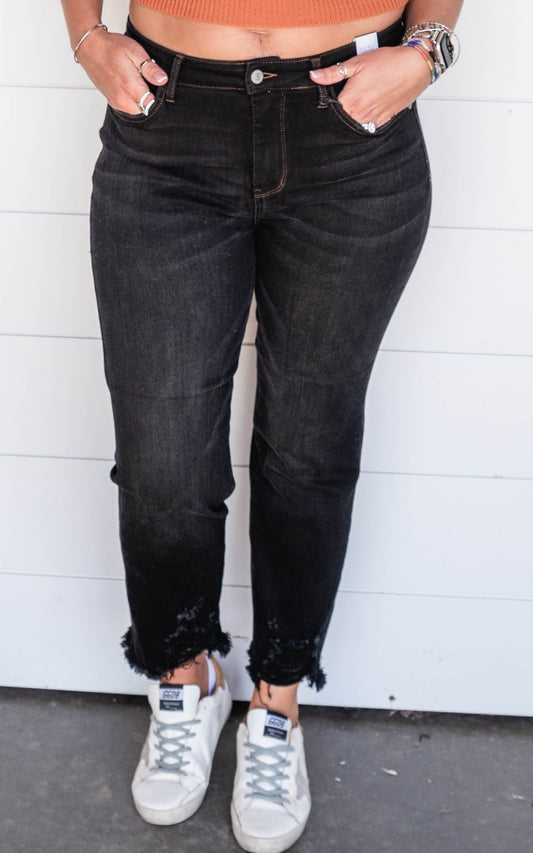 black denim
