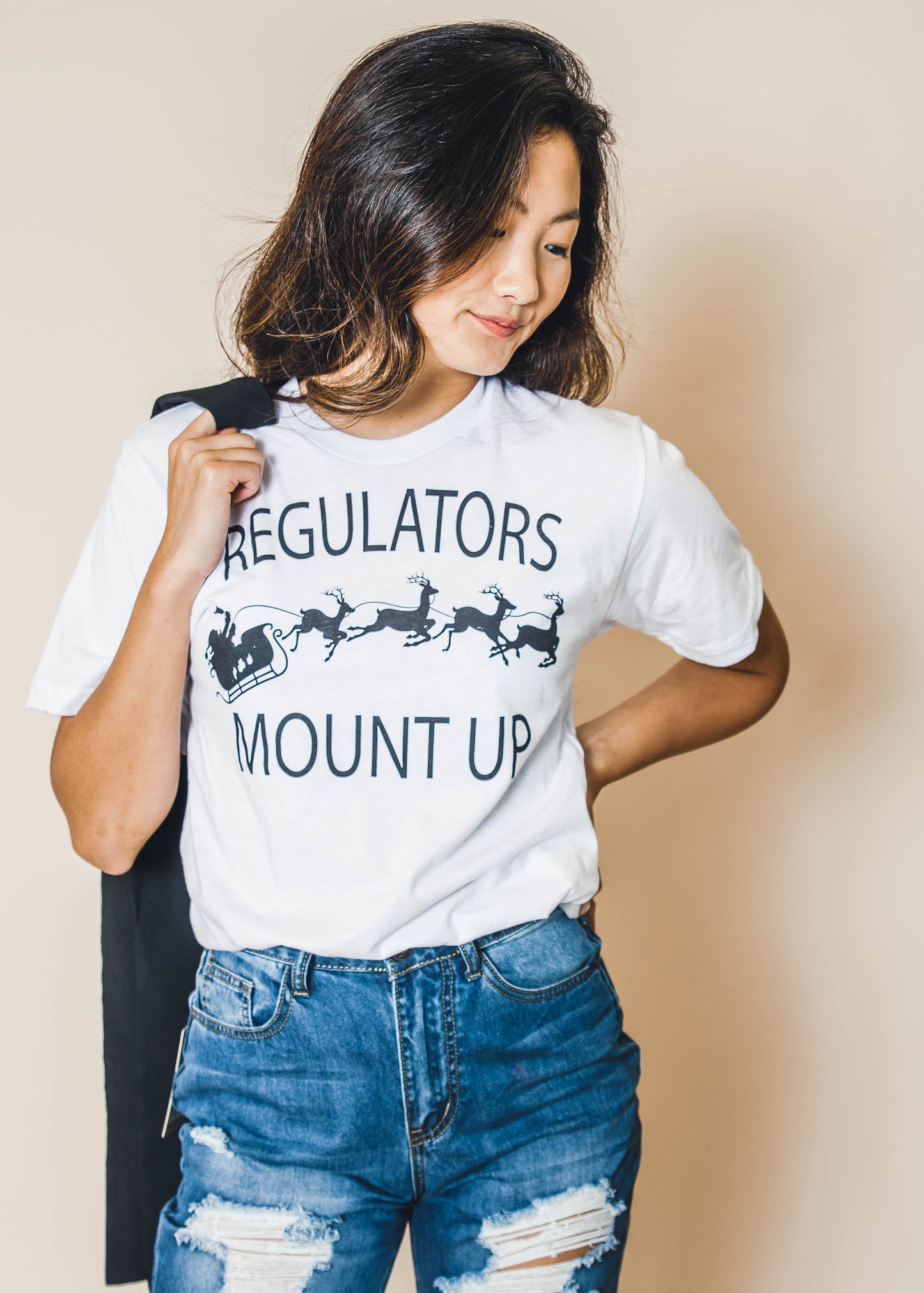 Regulators Mount Up - Santa Claus T-Shirt - BAD HABIT BOUTIQUE