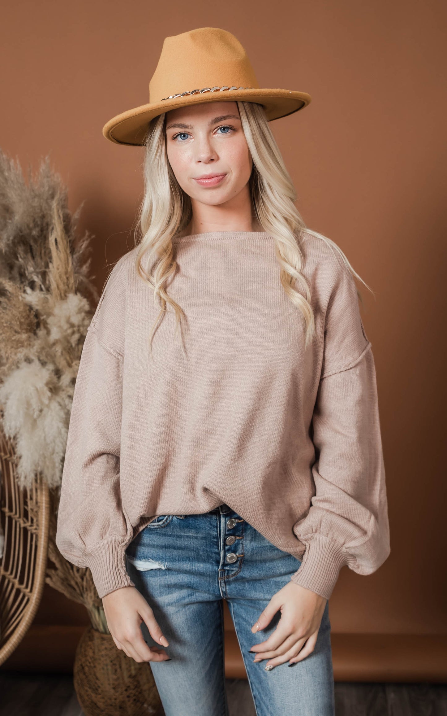 taupe sweater