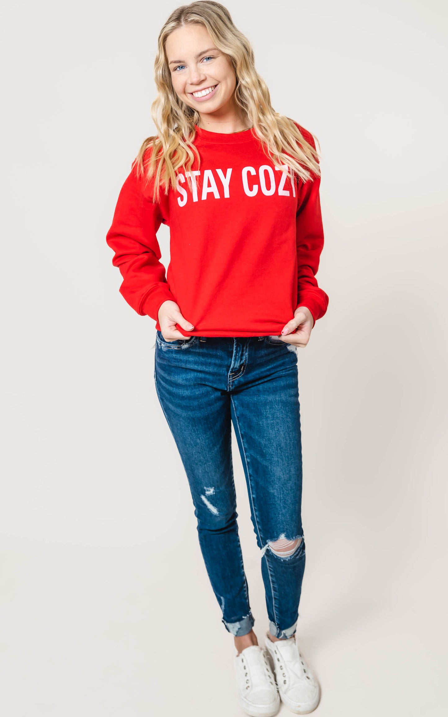 STAY COZY WINTER SWEATSHIRT