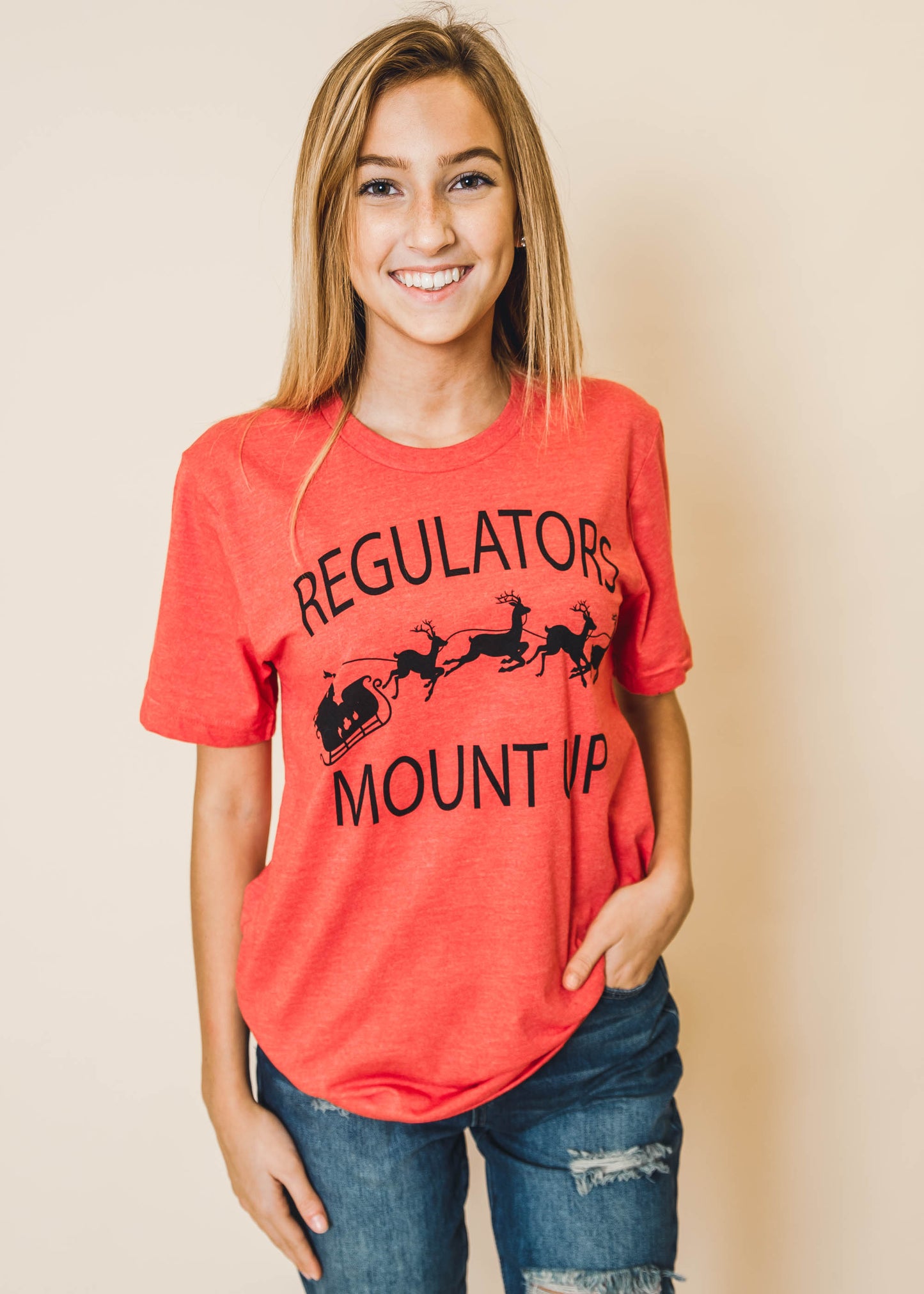 Regulators Mount Up - Santa Claus T-Shirt - BAD HABIT BOUTIQUE