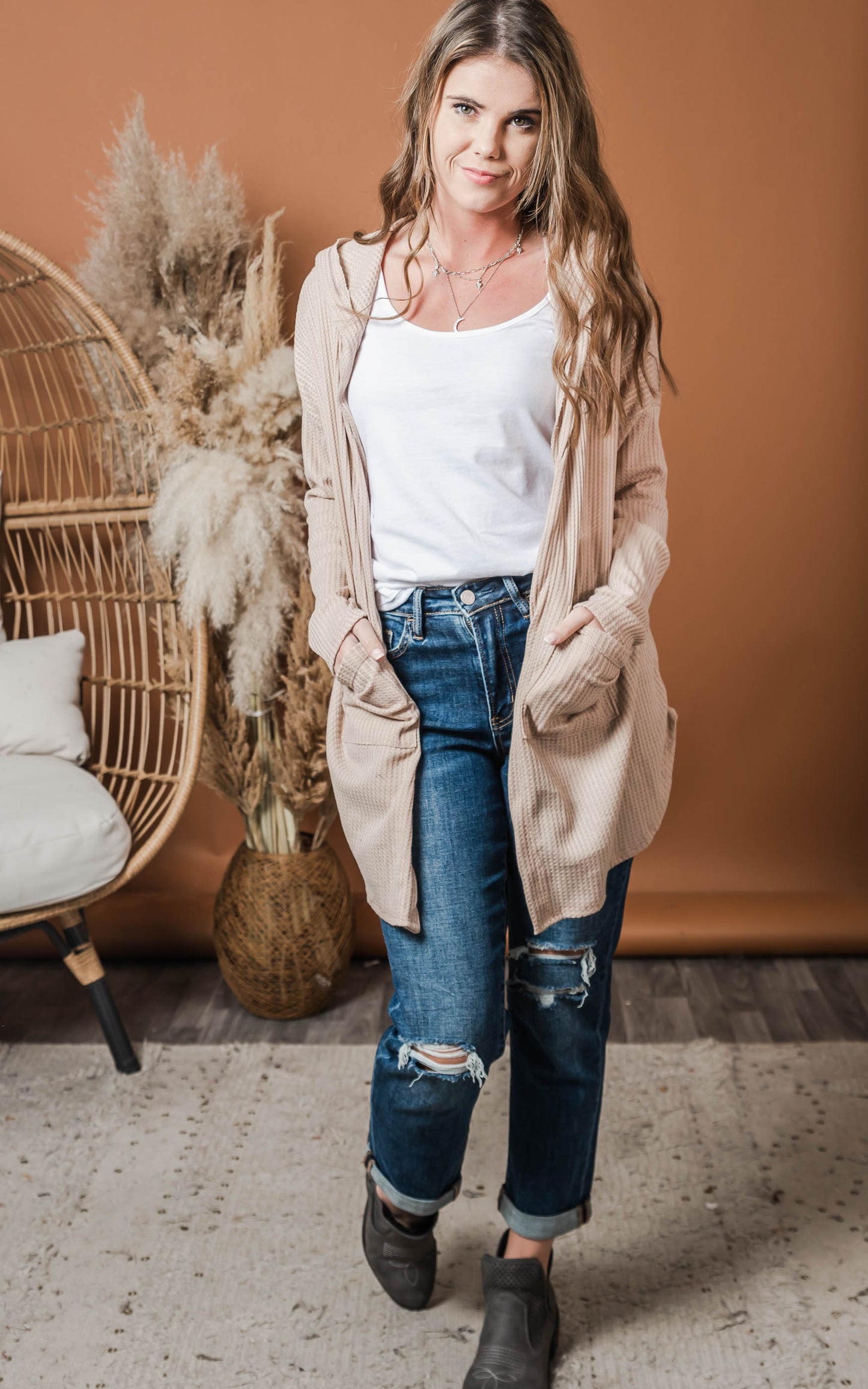 oatmeal cardigan
