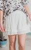 Smocked Waist Ruffle Skort - Final Sale**