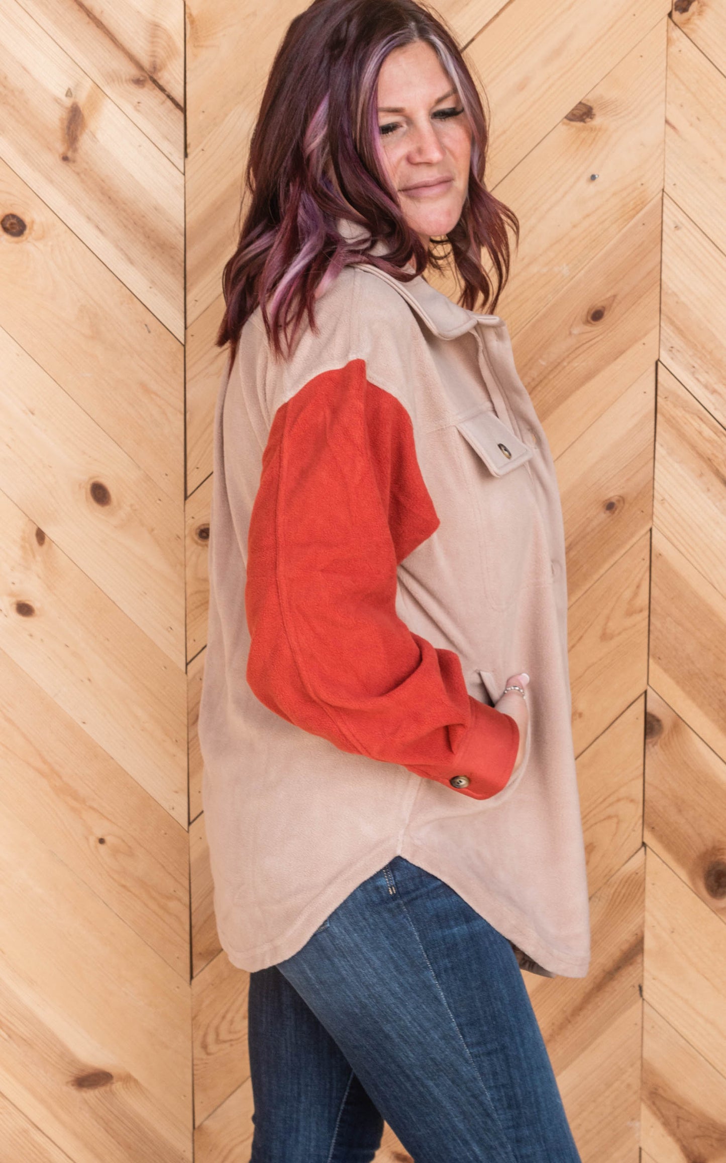 fleece shacket