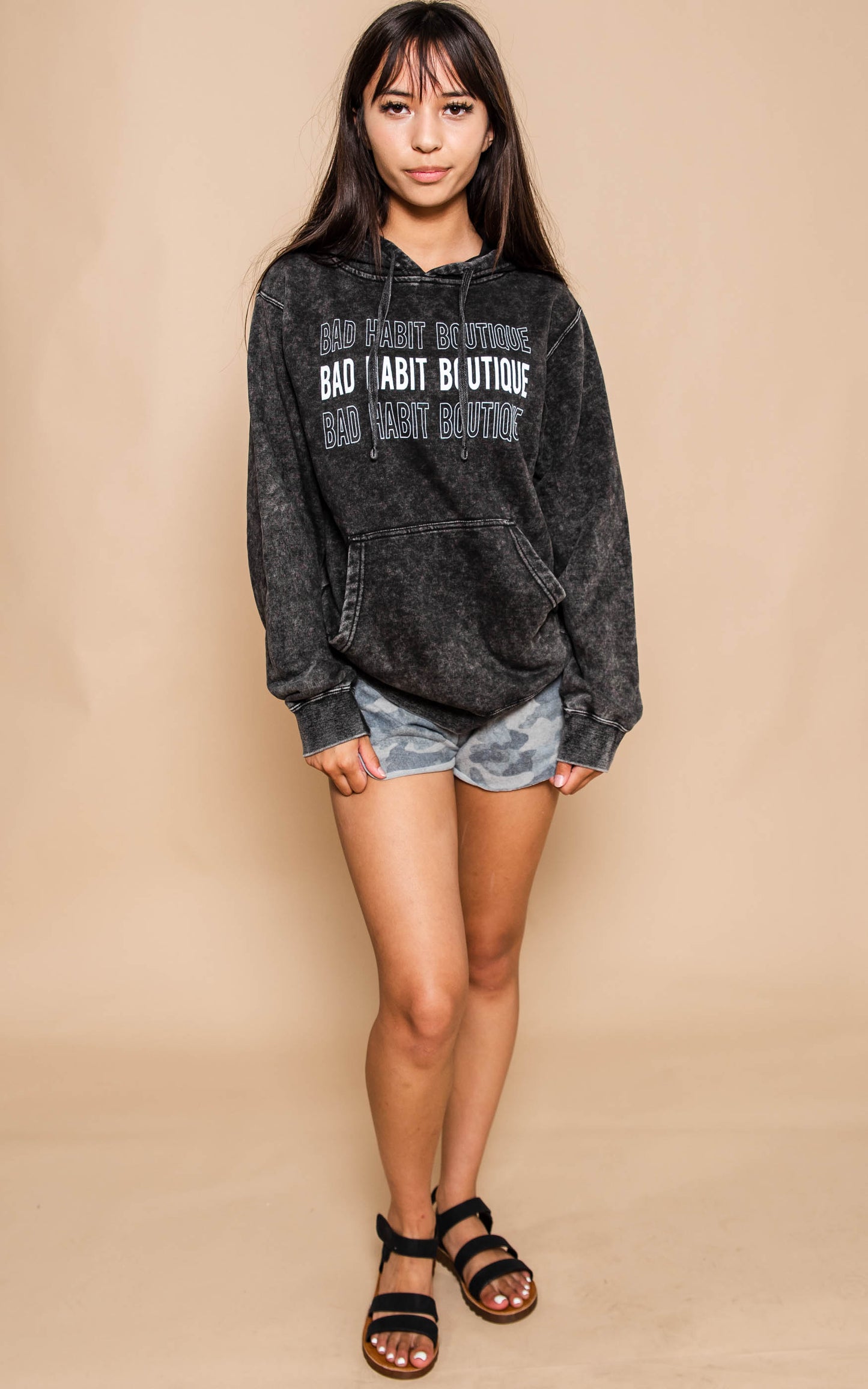 Bad Habit Boutique black hoodie