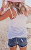 racerback white tank