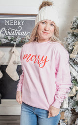 Merry Crewneck Sweatshirt**