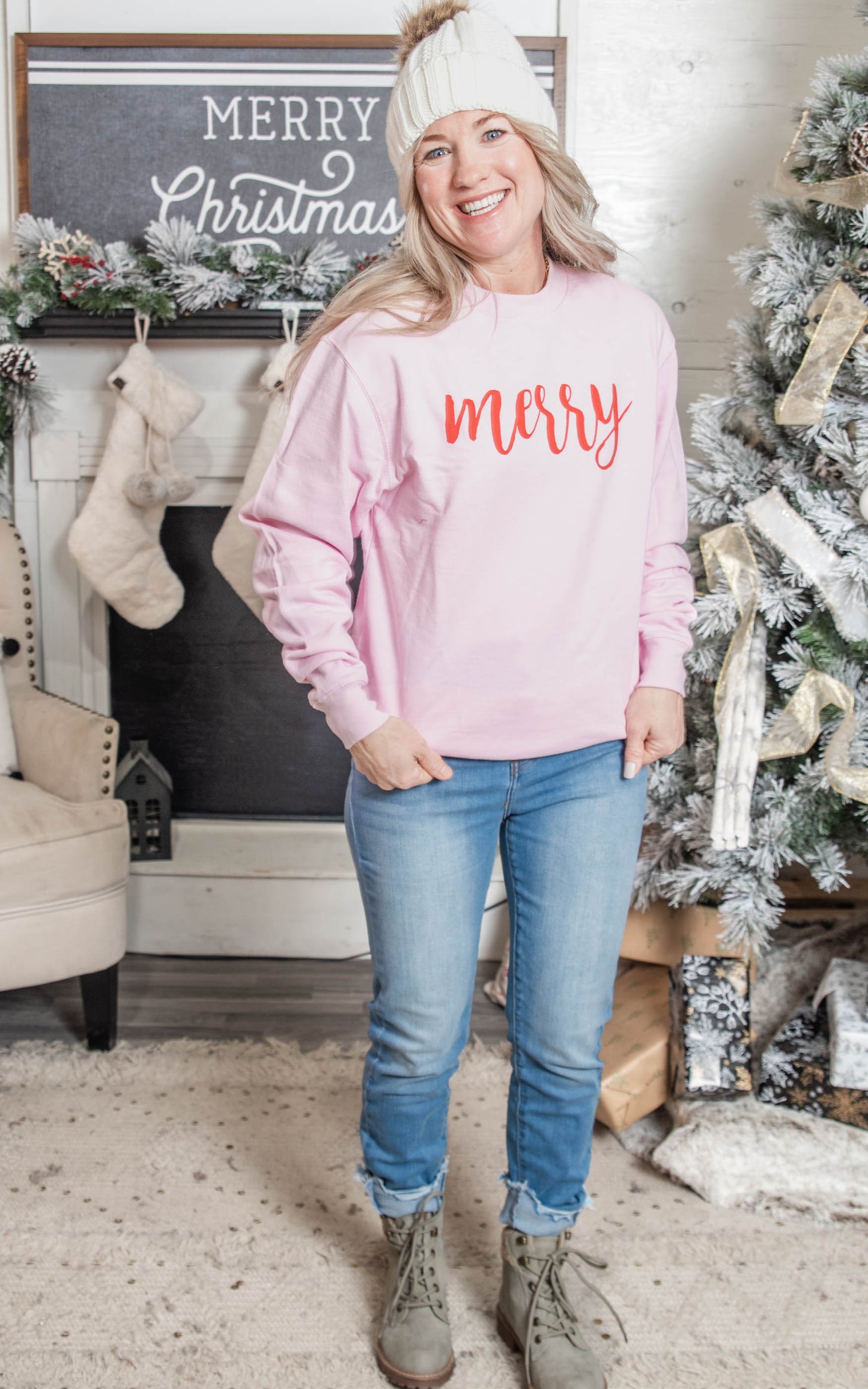 Merry Crewneck Sweatshirt** - Final Sale