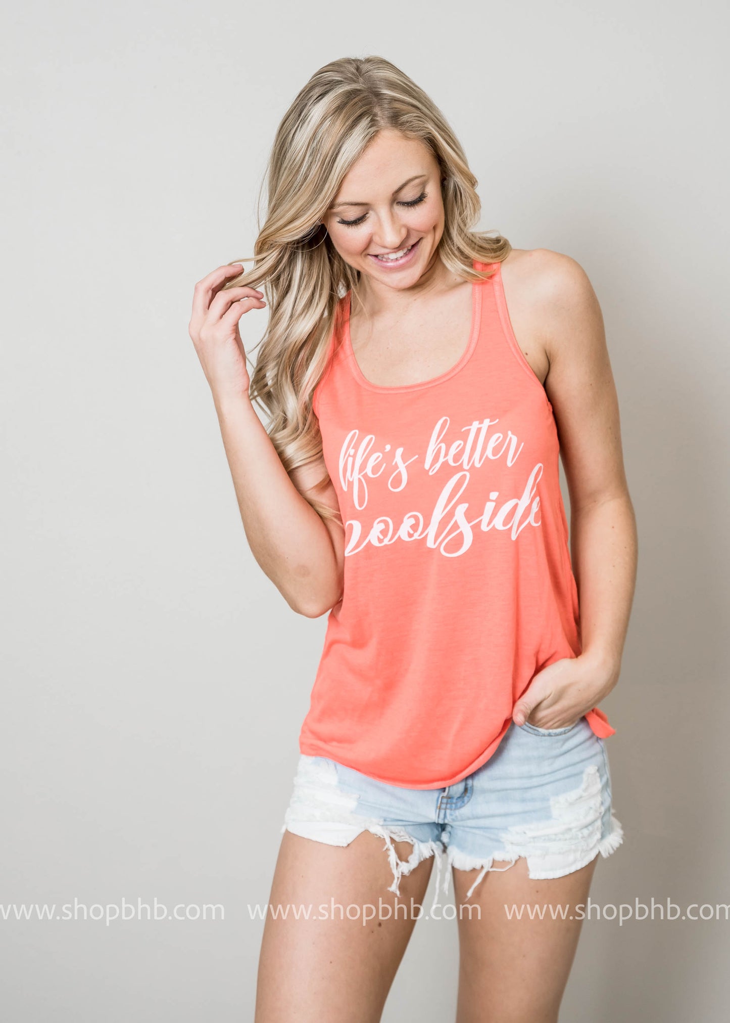 Life is Better PoolSide Tank Top - BAD HABIT BOUTIQUE