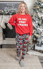 OK, But First Presents Sweatshirt - Red* - Final Sale