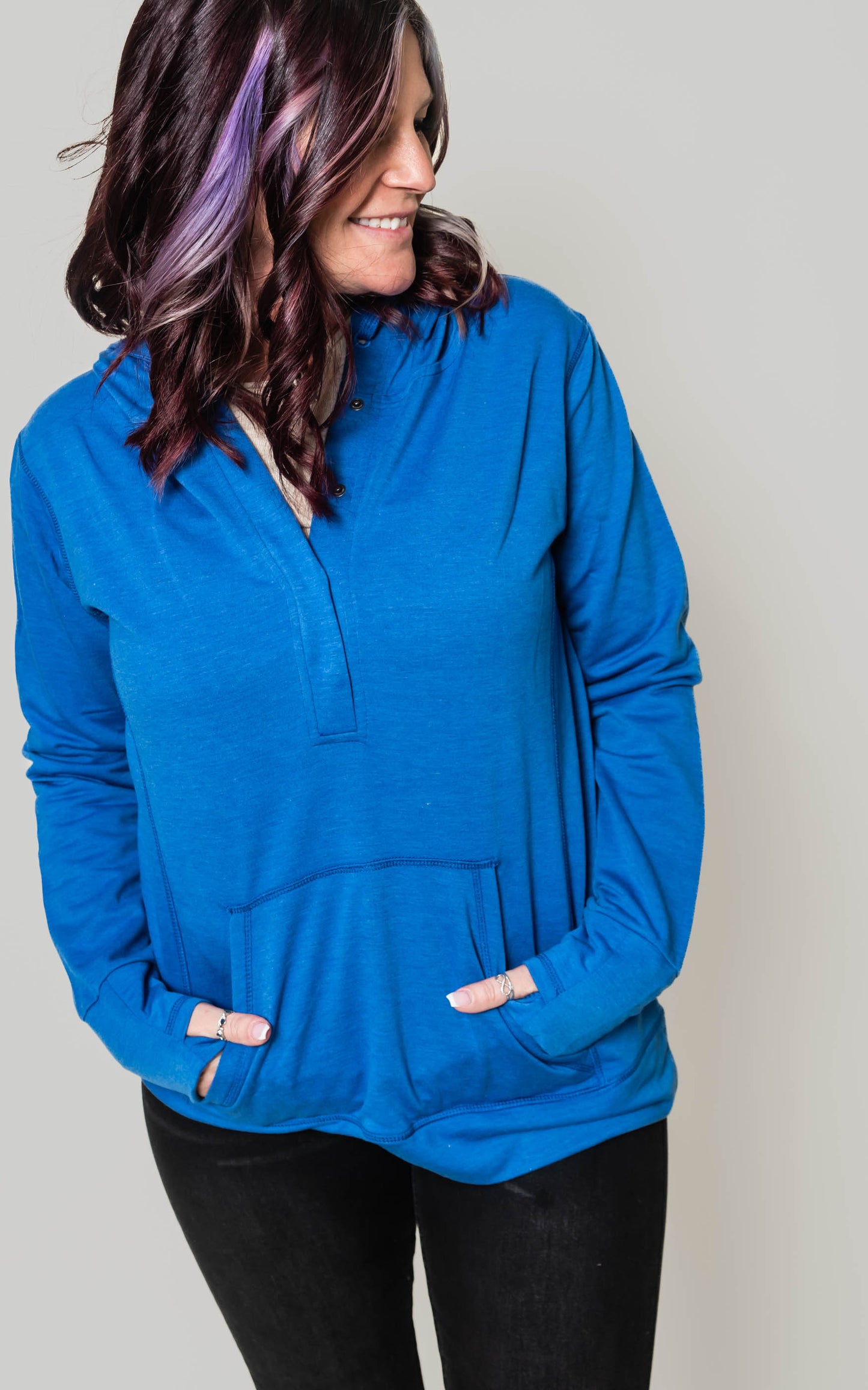 royal blue pullover
