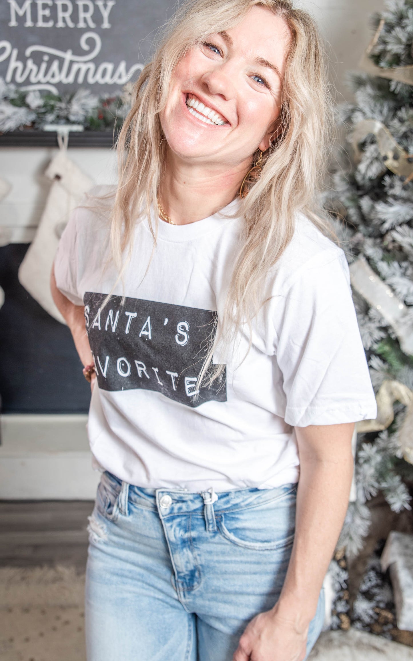 Santa's Favorite T-shirt- Final Sale**