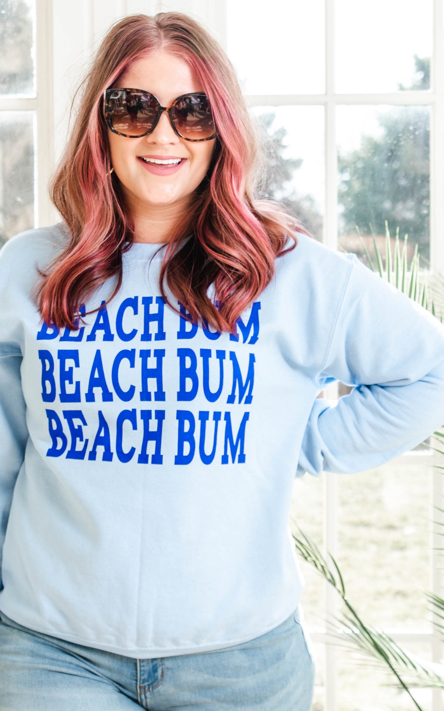 beach bum sweatshirt