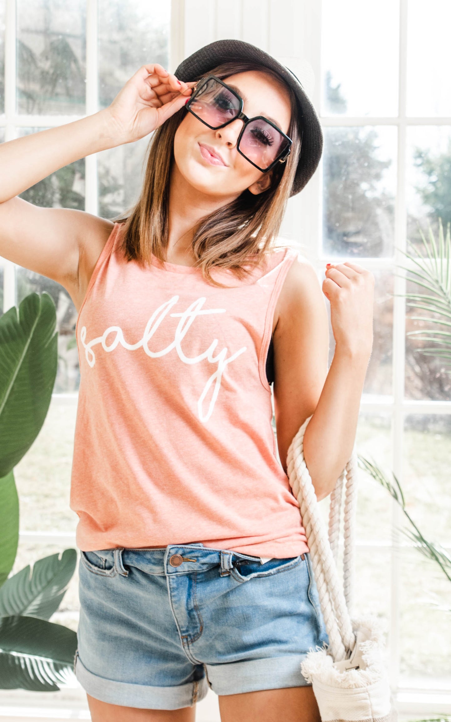 Salty Muscle Tank - BAD HABIT BOUTIQUE