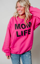 hot pink sweatshirt 