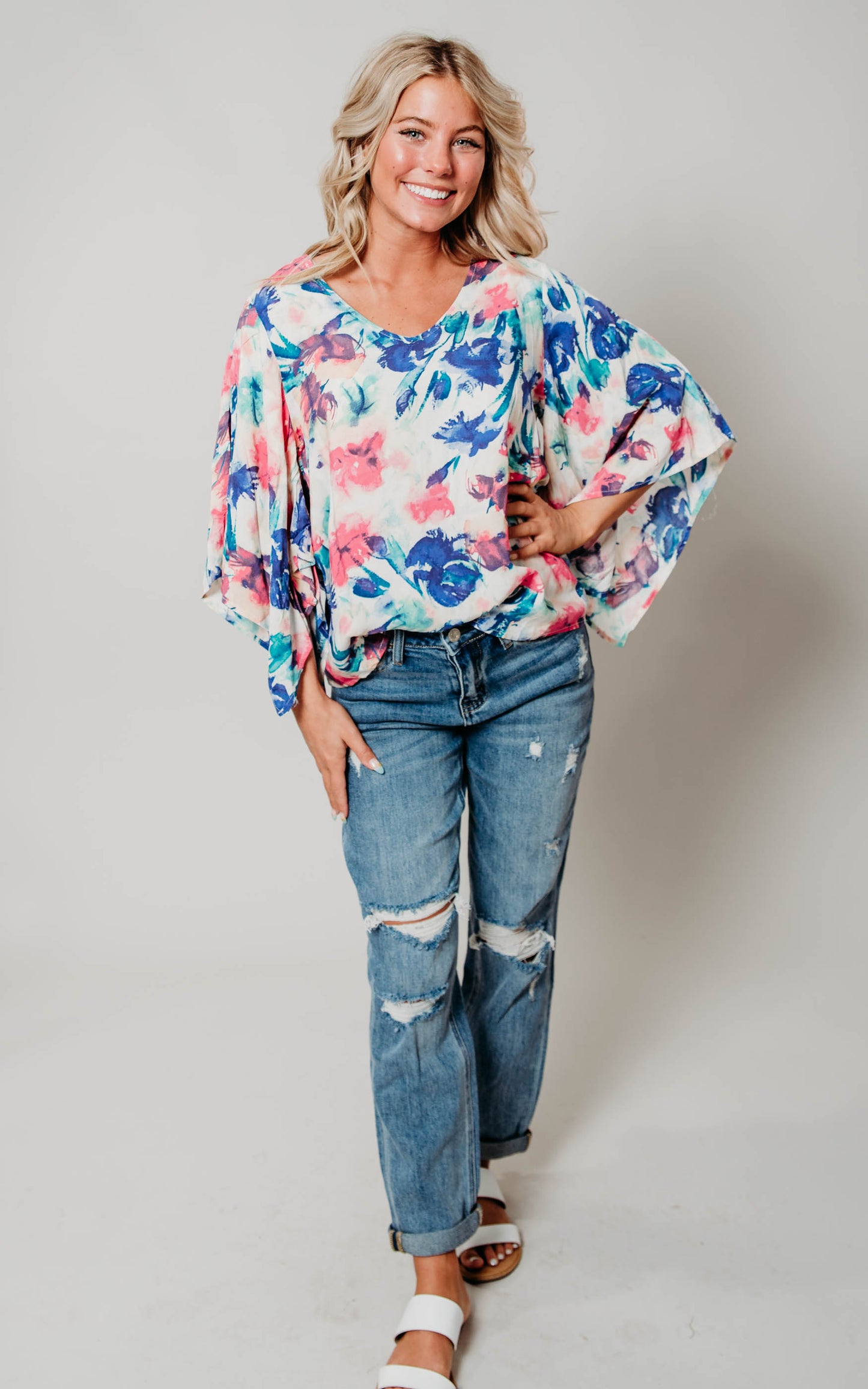 watercolor blouse