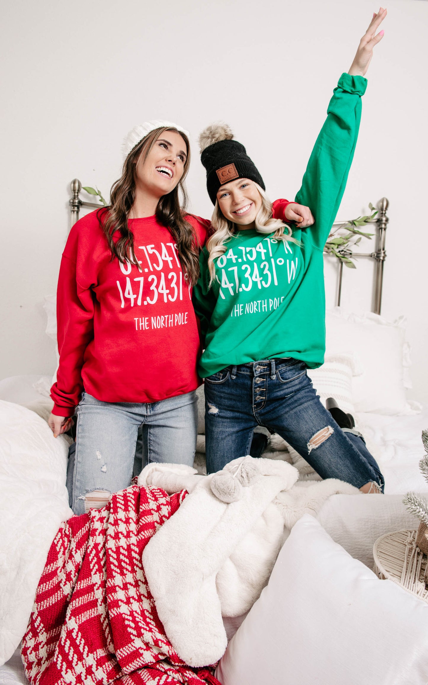 directions to santa sweatshirt