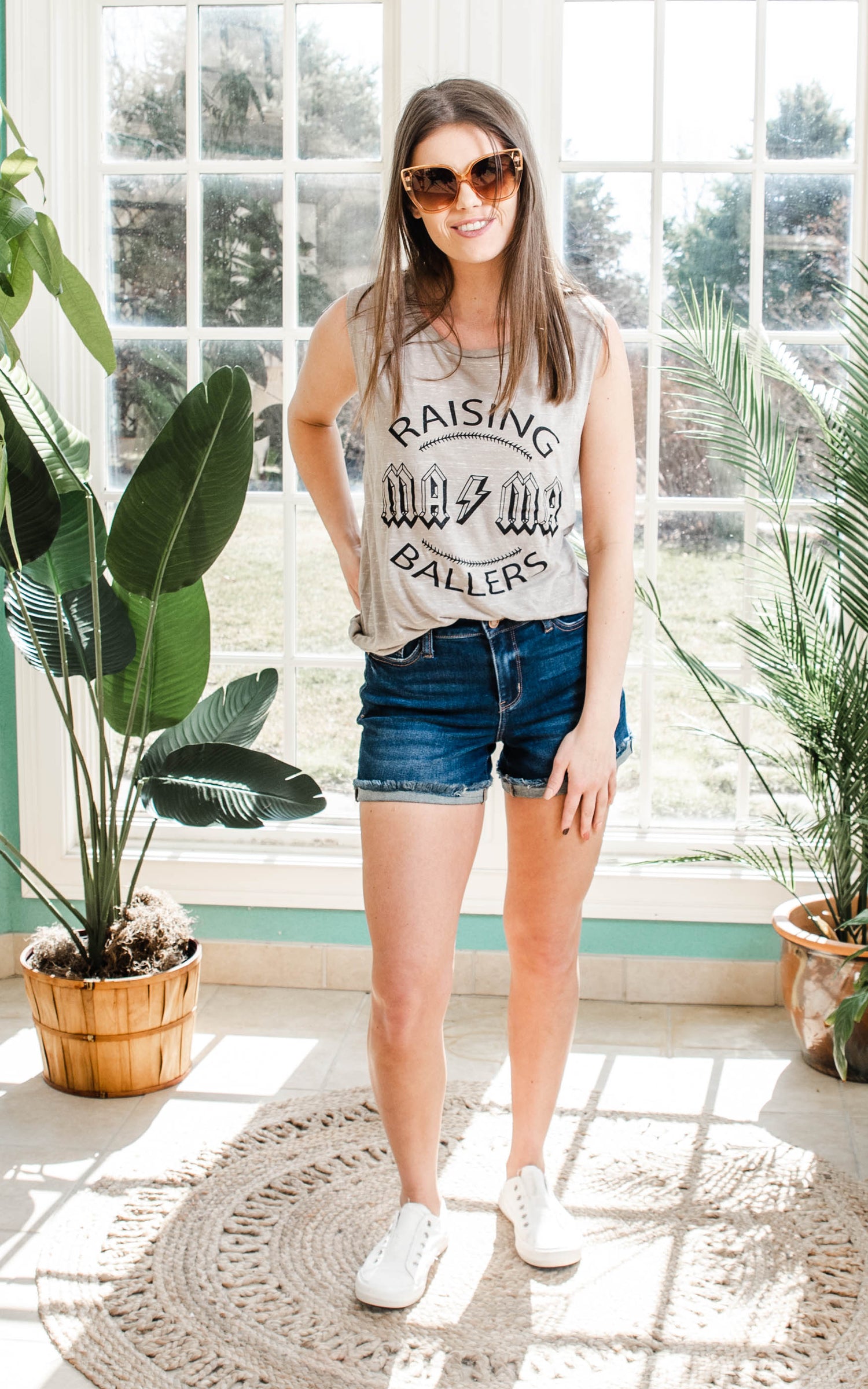 baseball muscle tank