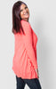 Coral Slouchy Cardigan