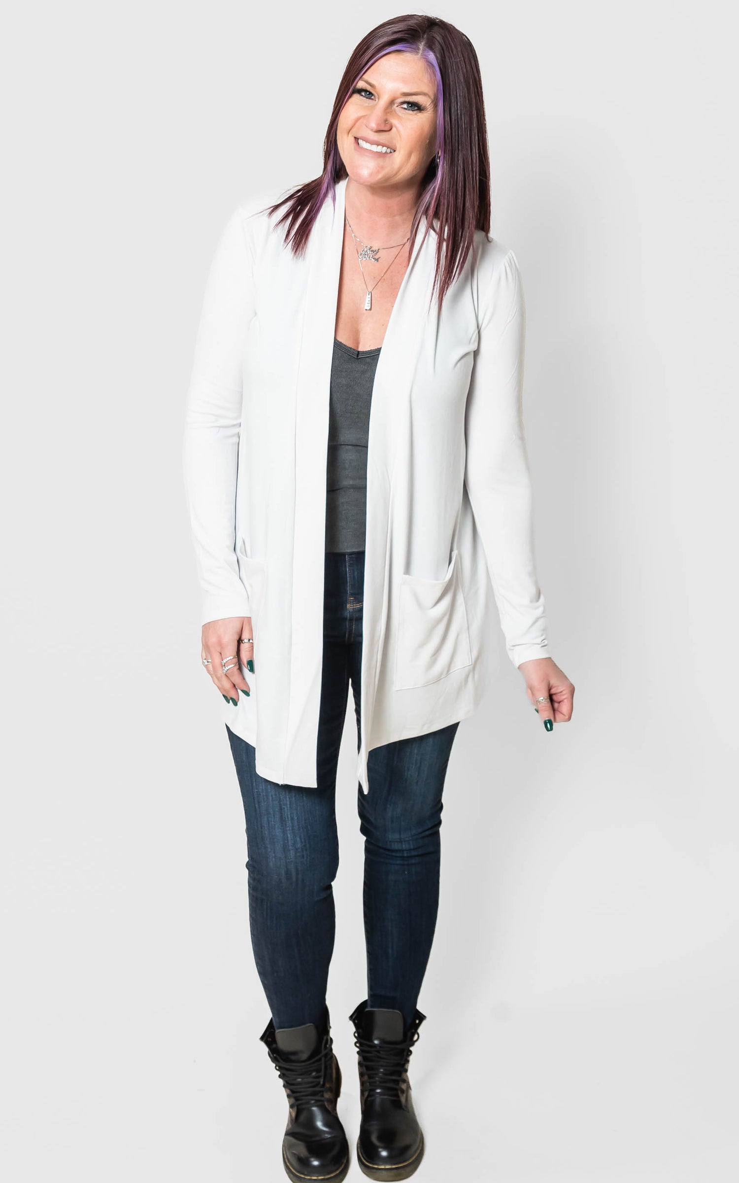 Bone cardigan