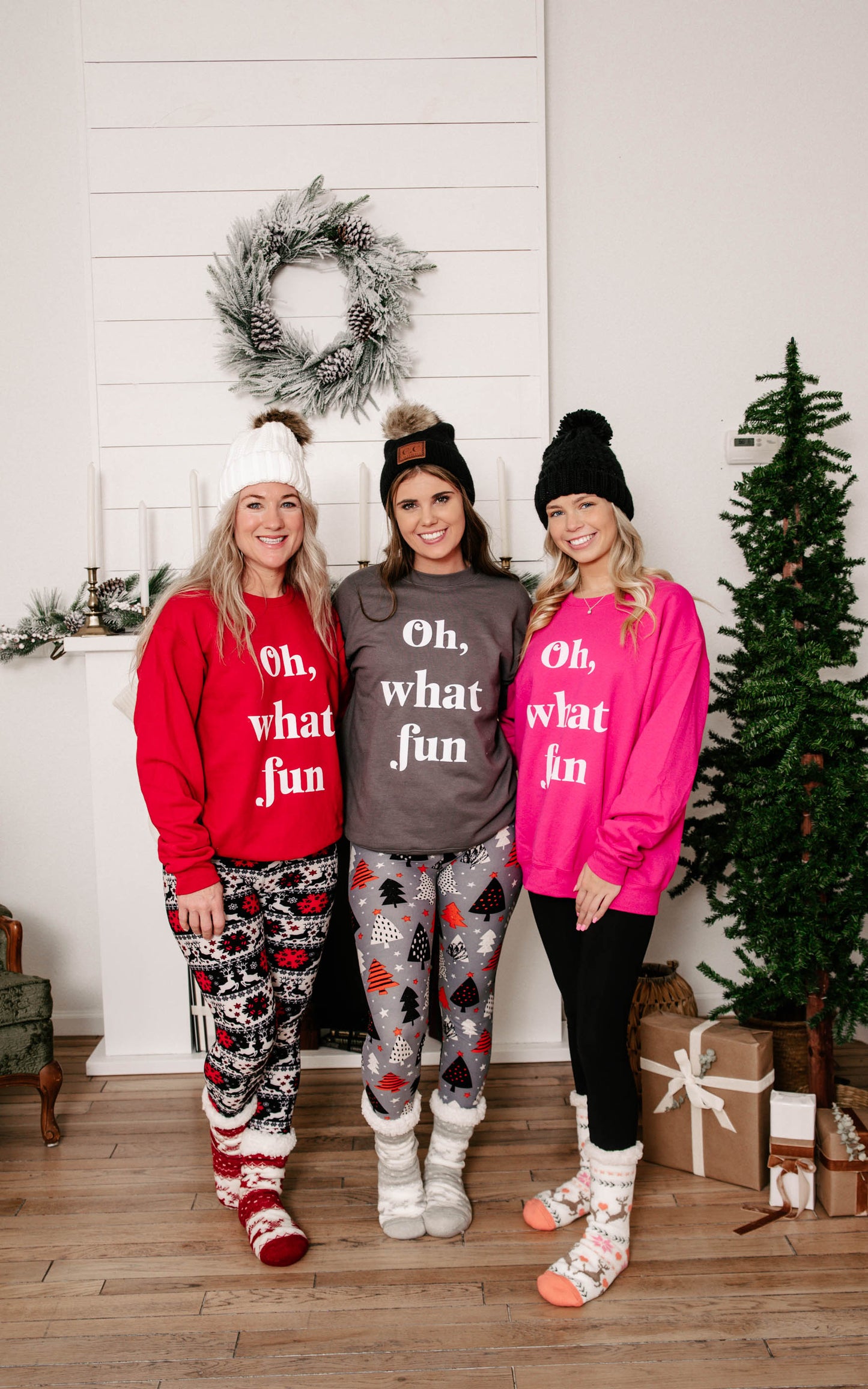 oh what fun holiday sweatshirts