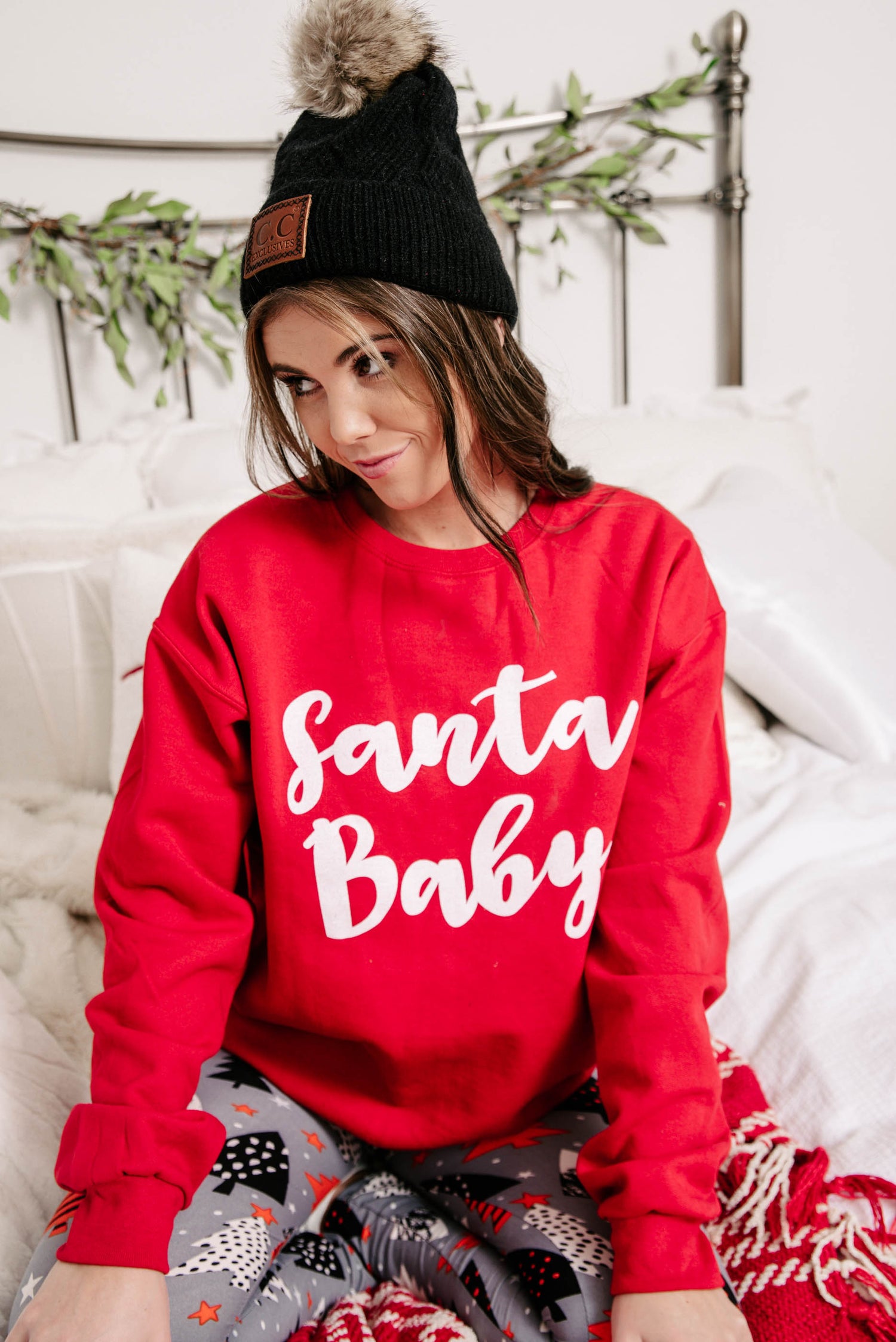 santa baby sweatshirt
