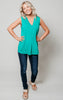 mint green tank top