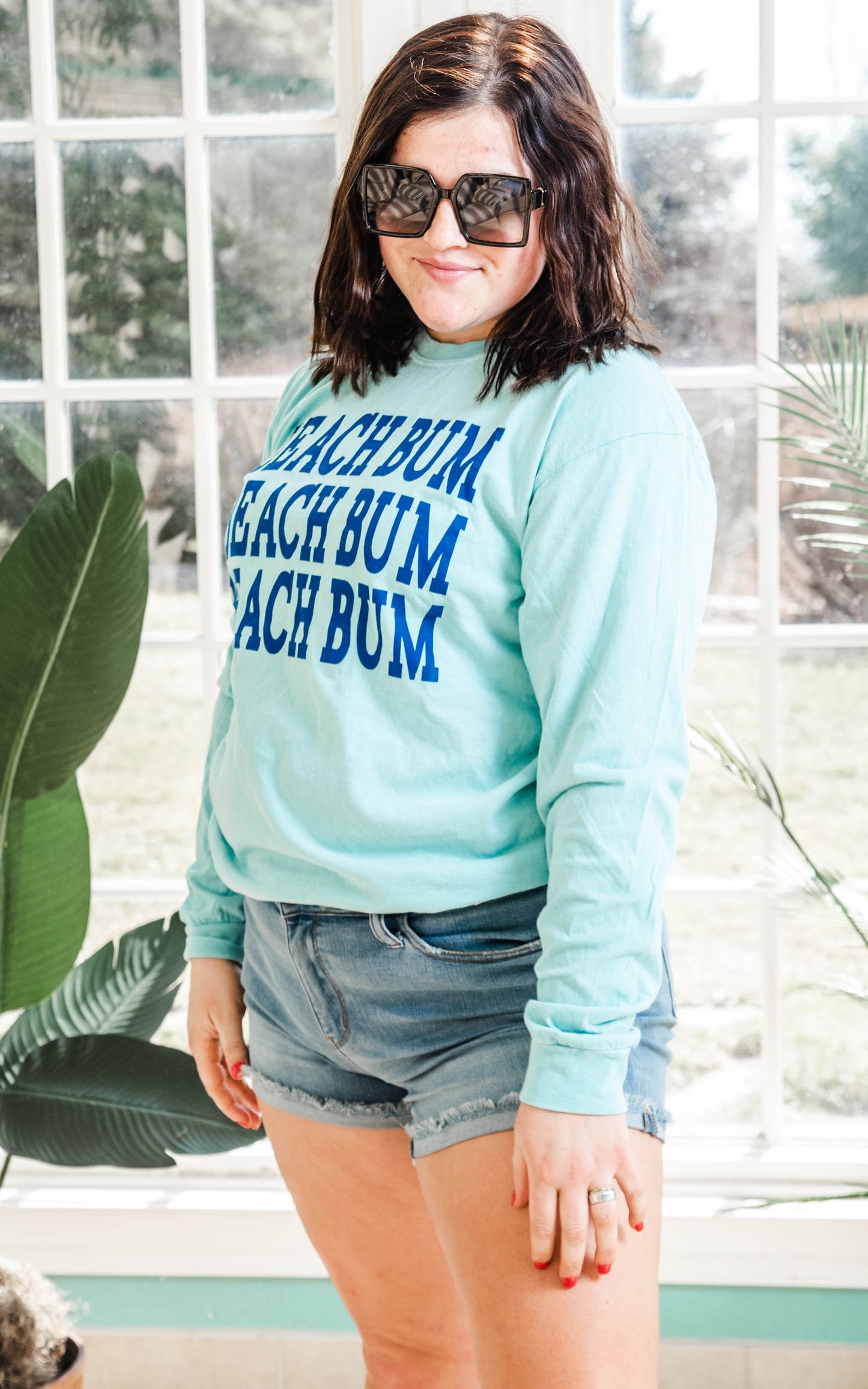 Triple Beach Bum Long Sleeve Top - BAD HABIT BOUTIQUE