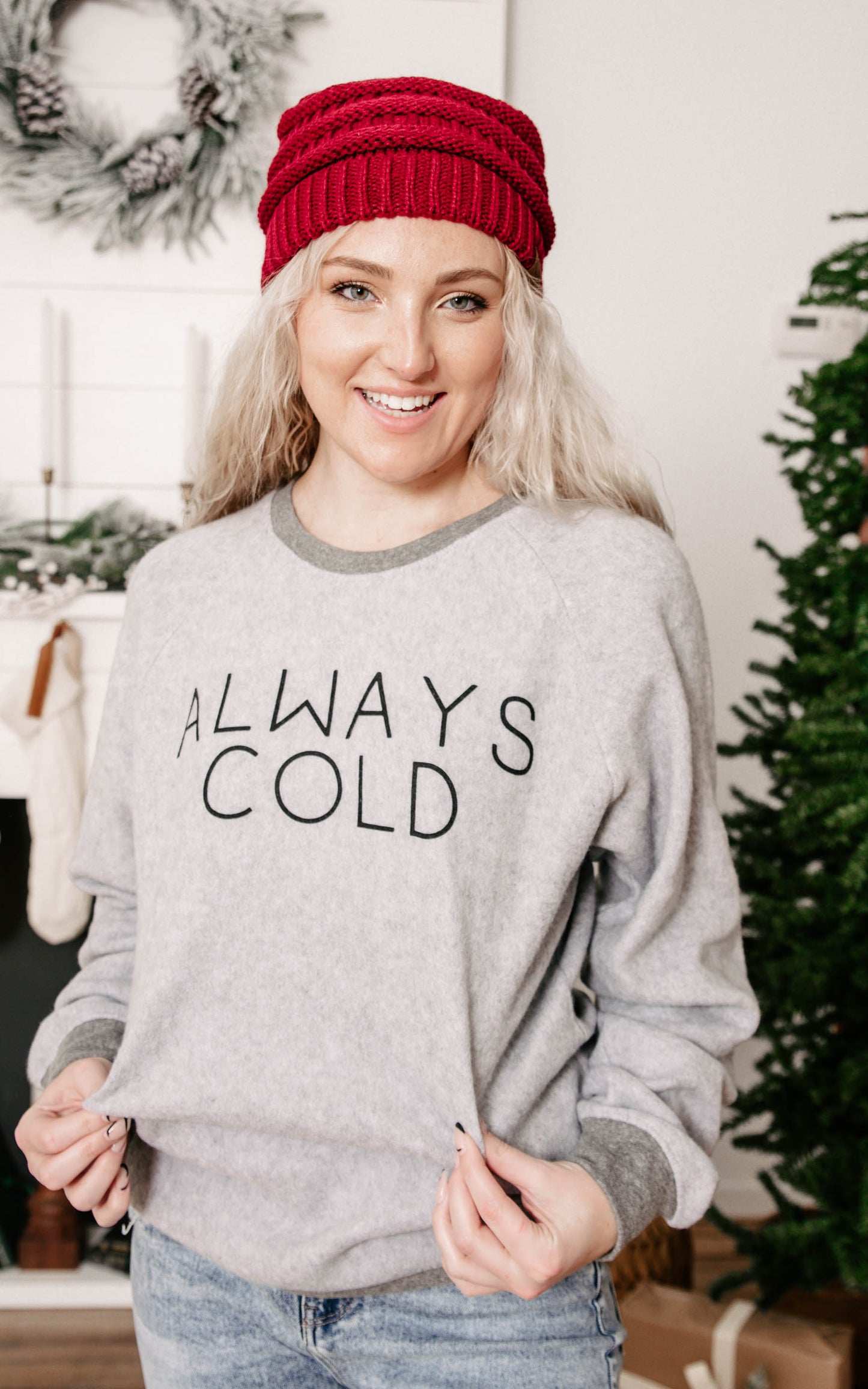 always cold sweater