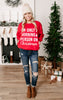 I'm Only A Morning Person On Christmas Crewneck Sweatshirt** - Final Sale